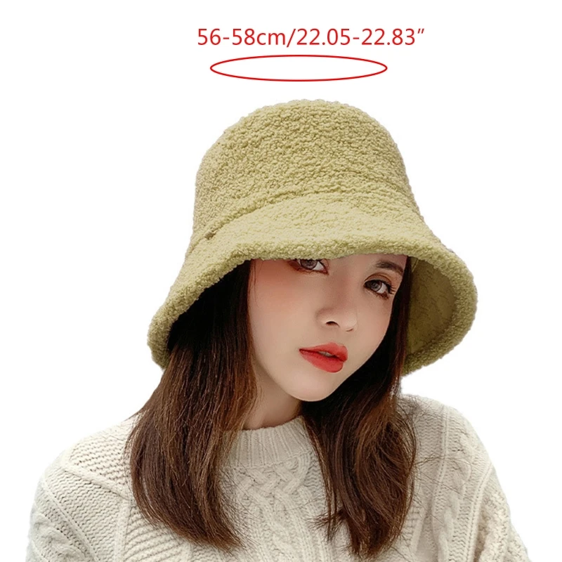 Women Winter Reversible Double Sided Bucket Hat Solid Color Thick Faux Fleece Wide Brim Sunscreen Packable Fisherman Cap
Women Winter Reversible Double Sided Bucket Hat Solid Color Thick Faux Fleece Wide Brim Sunscreen Packable Fisherman Cap