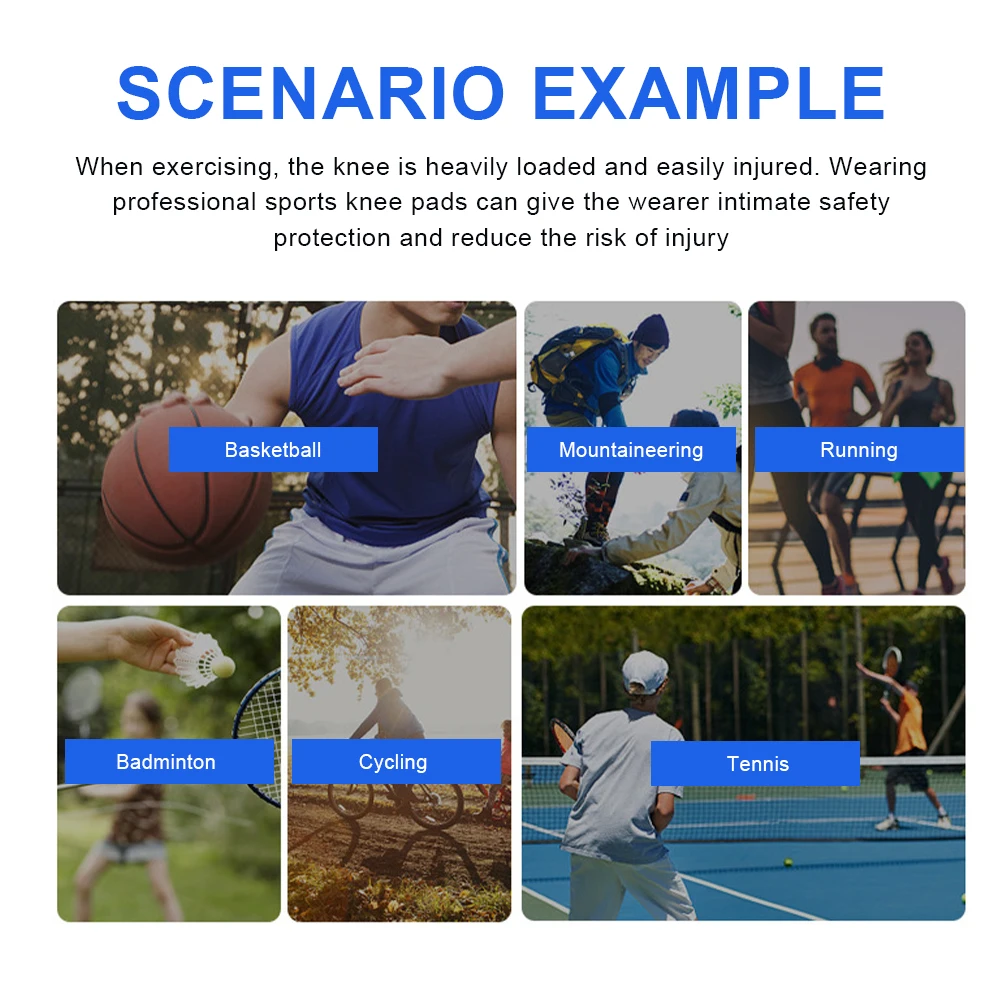 1PC Compression Knee Pads Nylon Support Sleeve Protector Elastic Knee Brace for Sport Basketball Volleyball Gym Jogging Running
1PC Compression Knee Pads Nylon Support Sleeve Protector Elastic Knee Brace for Sport Basketball Volleyball Gym Jogging Running