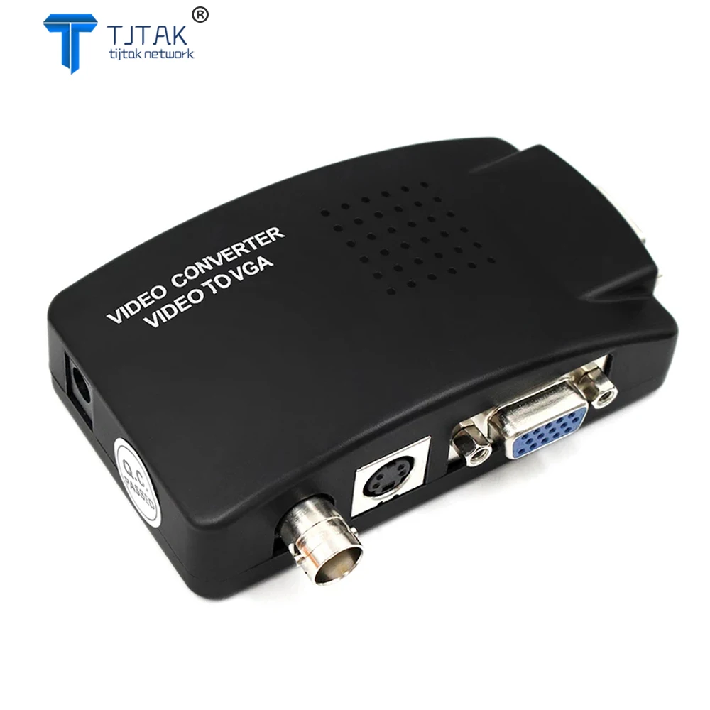 BNC VGA Composite S-Video to VGA Converter Video Converter VGA Output Adapter Digital Switch Box for PC Mac TV Camera DVD DVR
BNC VGA Composite S-Video to VGA Converter Video Converter VGA Output Adapter Digital Switch Box for PC Mac TV Camera DVD DVR