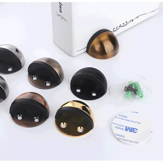Non Punching Sticker Hidden Stainless Steel Rubber Door Stopper Door Holders Catch Floor Mounted Nail-free Door Stops
Non Punching Sticker Hidden Stainless Steel Rubber Door Stopper Door Holders Catch Floor Mounted Nail-free Door Stops