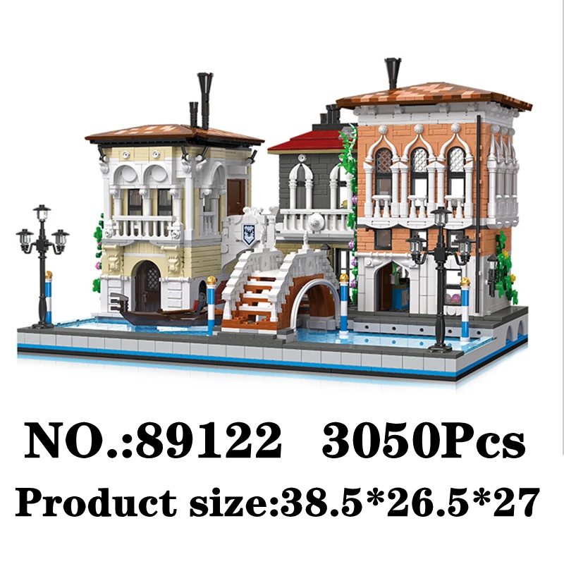 IN STOCK 89122 3050Pcs Modular Building Blocks Models The Little Venice Bricks Creative City Series Children Toys Christmas gift
IN STOCK 89122 3050Pcs Modular Building Blocks Models The Little Venice Bricks Creative City Series Children Toys Christmas gift