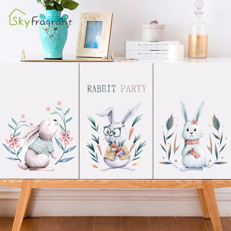 Cute Animal Rabbit Wall Stickers Girl Bedroom Background Wall Decor Home Decor Decorations Living Room Self Adhesive Stickers
Cute Animal Rabbit Wall Stickers Girl Bedroom Background Wall Decor Home Decor Decorations Living Room Self Adhesive Stickers