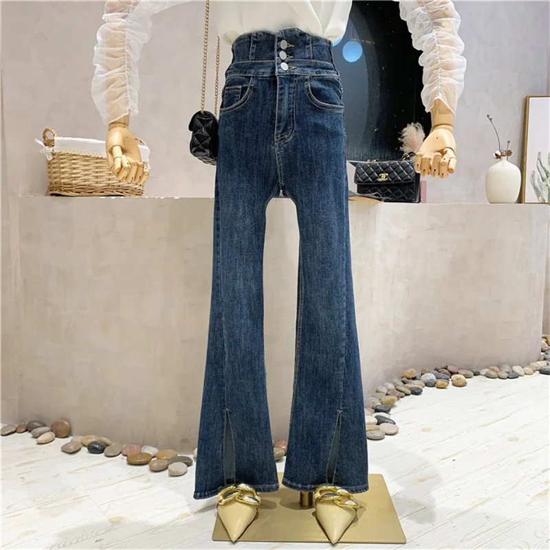 New Women's Clothing Autumn 2021 Version Slim Stretch Flared Pants All-match Student Skinny Wide-leg Jeans
New Women's Clothing Autumn 2021 Version Slim Stretch Flared Pants All-match Student Skinny Wide-leg Jeans