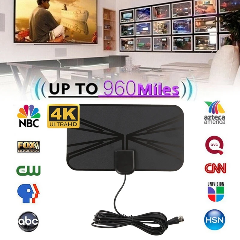 960 Mile Range Antenna TV Digital 1080P Skywire Antena Digital Indoor 4K TV 
960 Mile Range Antenna TV Digital 1080P Skywire Antena Digital Indoor 4K TV