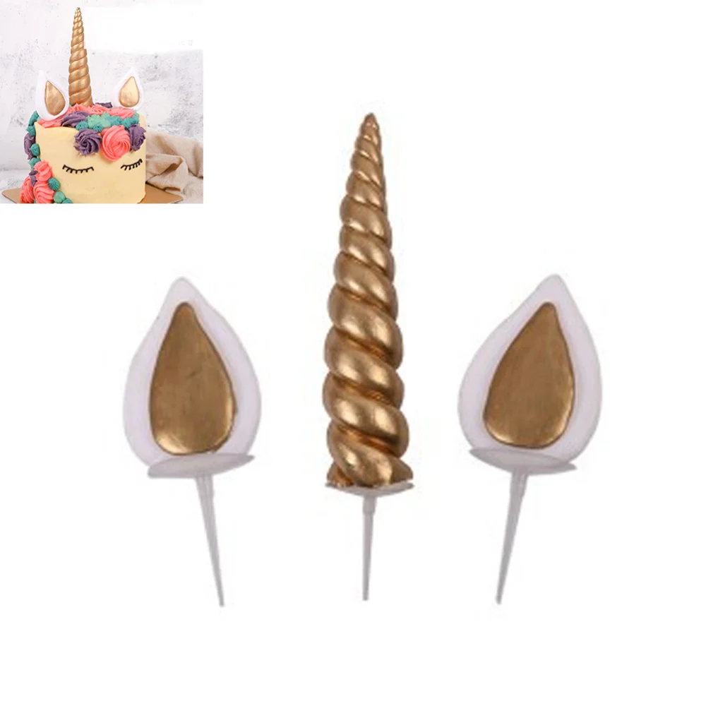 3PCS Birthday Cake Toppers Set Party Decoration including One Horn and Two Ears Set for Baby Shower Wedd
3PCS Birthday Cake Toppers Set Party Decoration including One Horn and Two Ears Set for Baby Shower Wedd