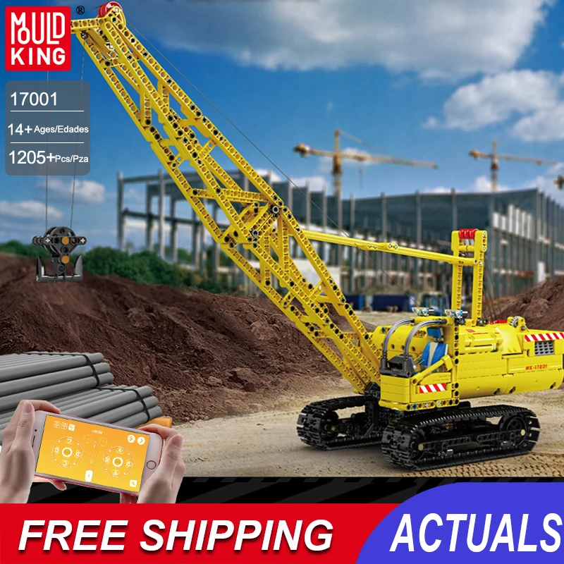 Mould King High-Tech App Rc Crawler Crane Building Blocks Engineering Vehicle Moc Model Bricks Kids Toys Christmas Gifts
Mould King High-Tech App Rc Crawler Crane Building Blocks Engineering Vehicle Moc Model Bricks Kids Toys Christmas Gifts