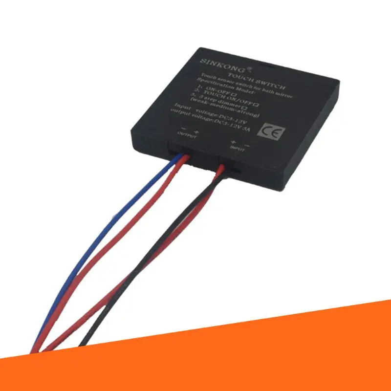 5-12V Bathroom Mirror Switch Touch Switch Sensor for Led Light Mirror Headlight Interior Decoration Supplies 19QE
5-12V Bathroom Mirror Switch Touch Switch Sensor for Led Light Mirror Headlight Interior Decoration Supplies 19QE