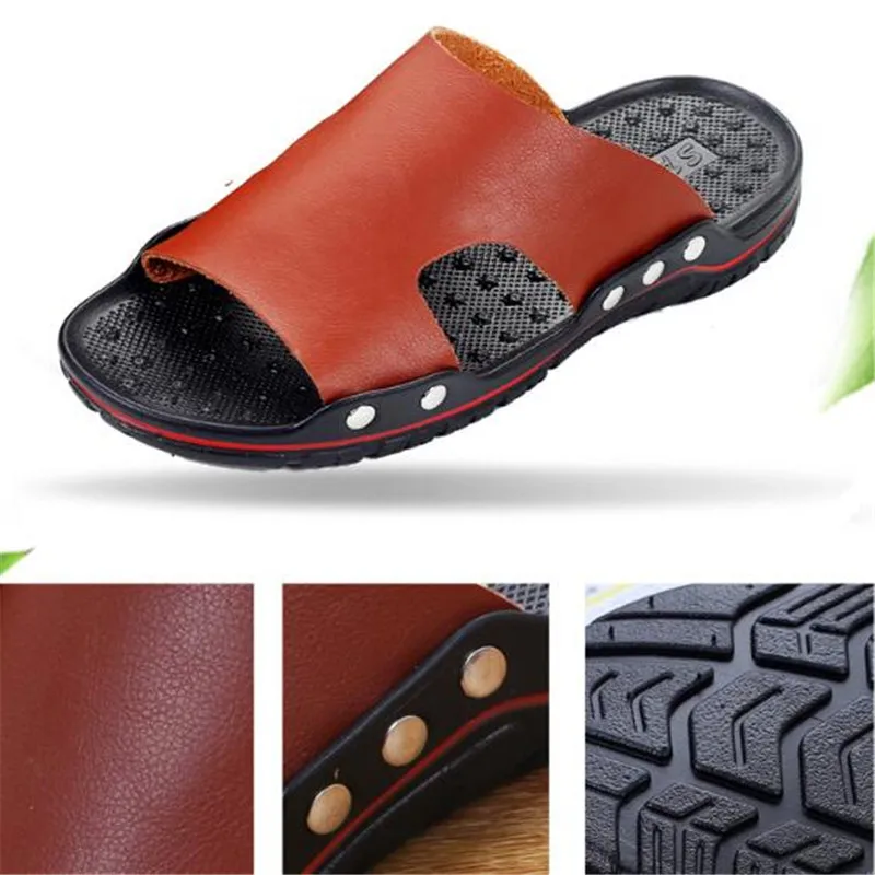 Men's Flip Flops Leather Luxury Slippers Beach Casual Sandals Summer Men Fashion Shoes New 2021 Big Size 43
Men's Flip Flops Leather Luxury Slippers Beach Casual Sandals Summer Men Fashion Shoes New 2021 Big Size 43