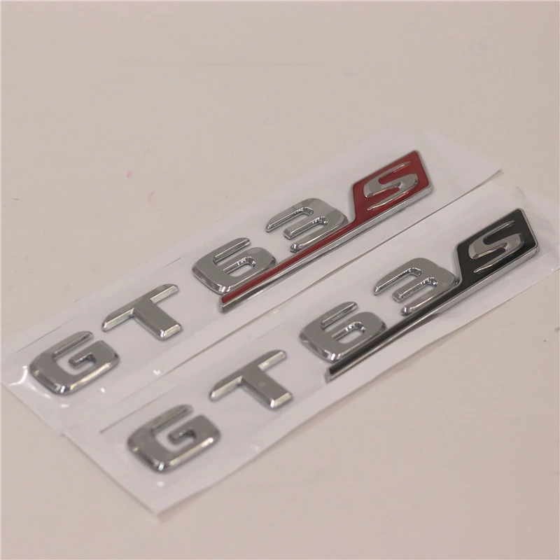 20pcs Good Quality New Car Styling 3D ABS Chrome Glossy Black GT63S S Trunk Rear Boot letter Badge Emblem Sticker Car parts
20pcs Good Quality New Car Styling 3D ABS Chrome Glossy Black GT63S S Trunk Rear Boot letter Badge Emblem Sticker Car parts