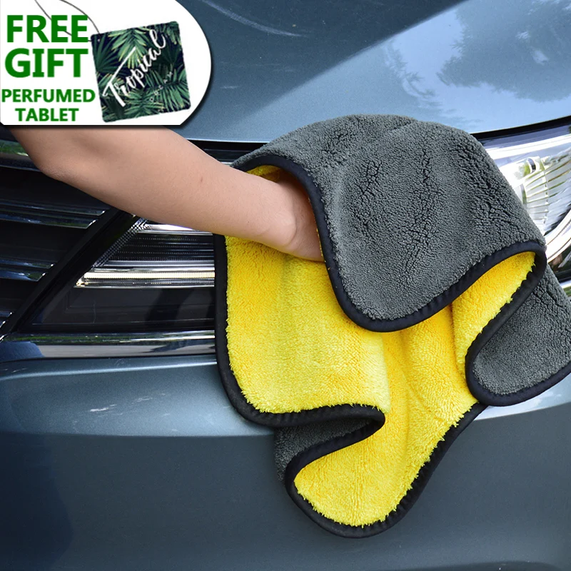 

30*30/60cm Car Wash Accessories Car Wash Microfiber Towel Super Absorbent Auto Care Drying Hemming Towels Cleaning Cloth Towel