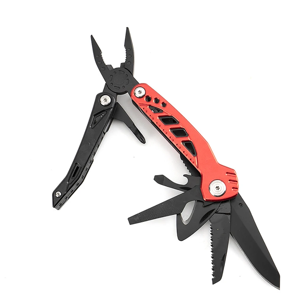 

Folding Knife Pliers Multi-function EDC Folding Knife Pliers Screwdrivers Files Corkscrews Set Bit Outdoor Survival Hand Tools