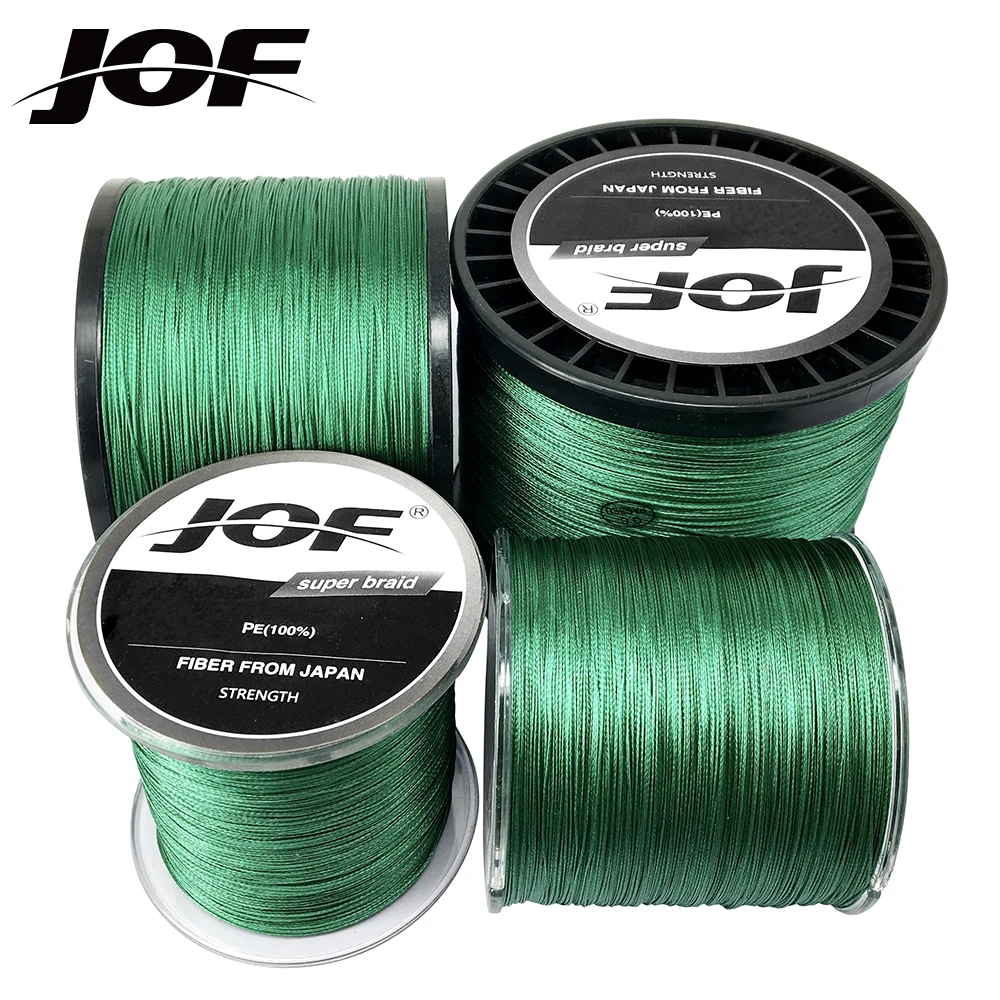 JOF Brand 300M 500M 1000M PE Braided Fishing Line 4/8/9/12 Strand 10-88LB Multifilament Fishing Line for Carp Fishing Wire
JOF Brand 300M 500M 1000M PE Braided Fishing Line 4/8/9/12 Strand 10-88LB Multifilament Fishing Line for Carp Fishing Wire