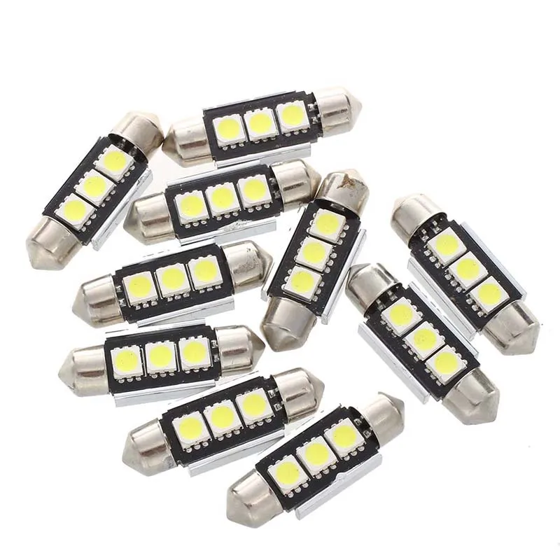 10X 36 мм лампочка лампа 3 светодиодный Ода 5050 SMD CANBUS Белый Автомобильный купол
10X 36 мм лампочка лампа 3 светодиодный Ода 5050 SMD CANBUS Белый Автомобильный купол