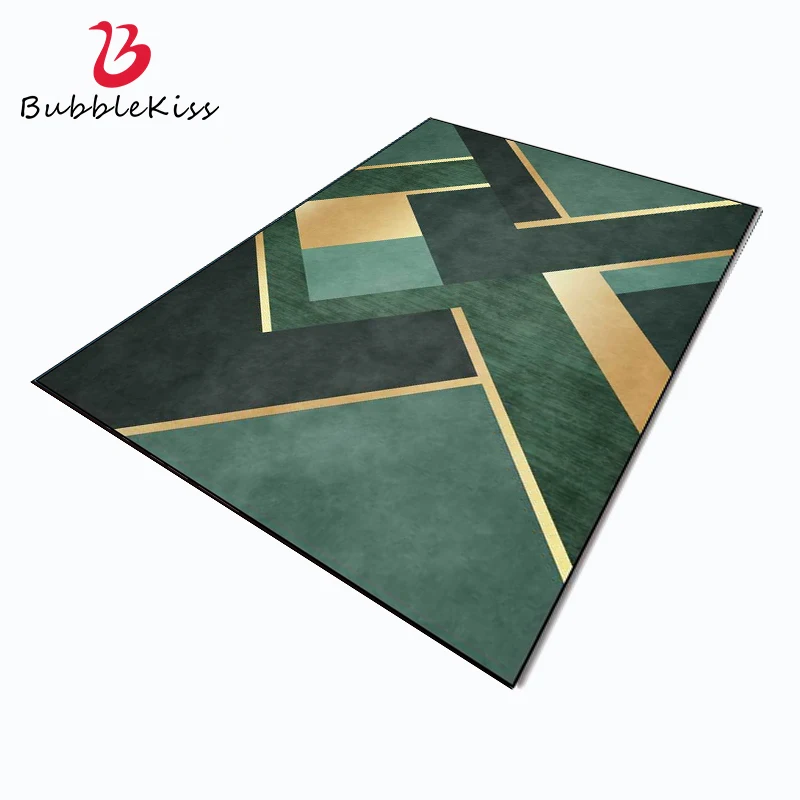 Bubble Kiss Carpet for Living Room Nordic Light Luxury Dark Green Gold Geometric Design Bedroom Rug Customized Balcony Decor Mat
Bubble Kiss Carpet for Living Room Nordic Light Luxury Dark Green Gold Geometric Design Bedroom Rug Customized Balcony Decor Mat