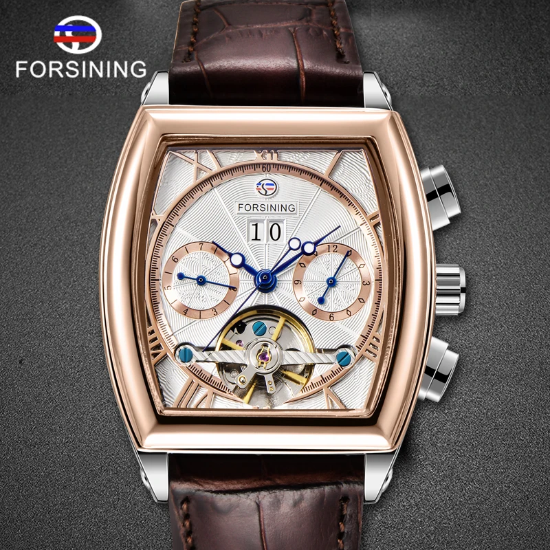 FORSINING Top Luxury Tourbilion Watches Automatic Male Watches Fashion Mens Clocks Leather Strap Style Charming Men Wristwatch
FORSINING Top Luxury Tourbilion Watches Automatic Male Watches Fashion Mens Clocks Leather Strap Style Charming Men Wristwatch