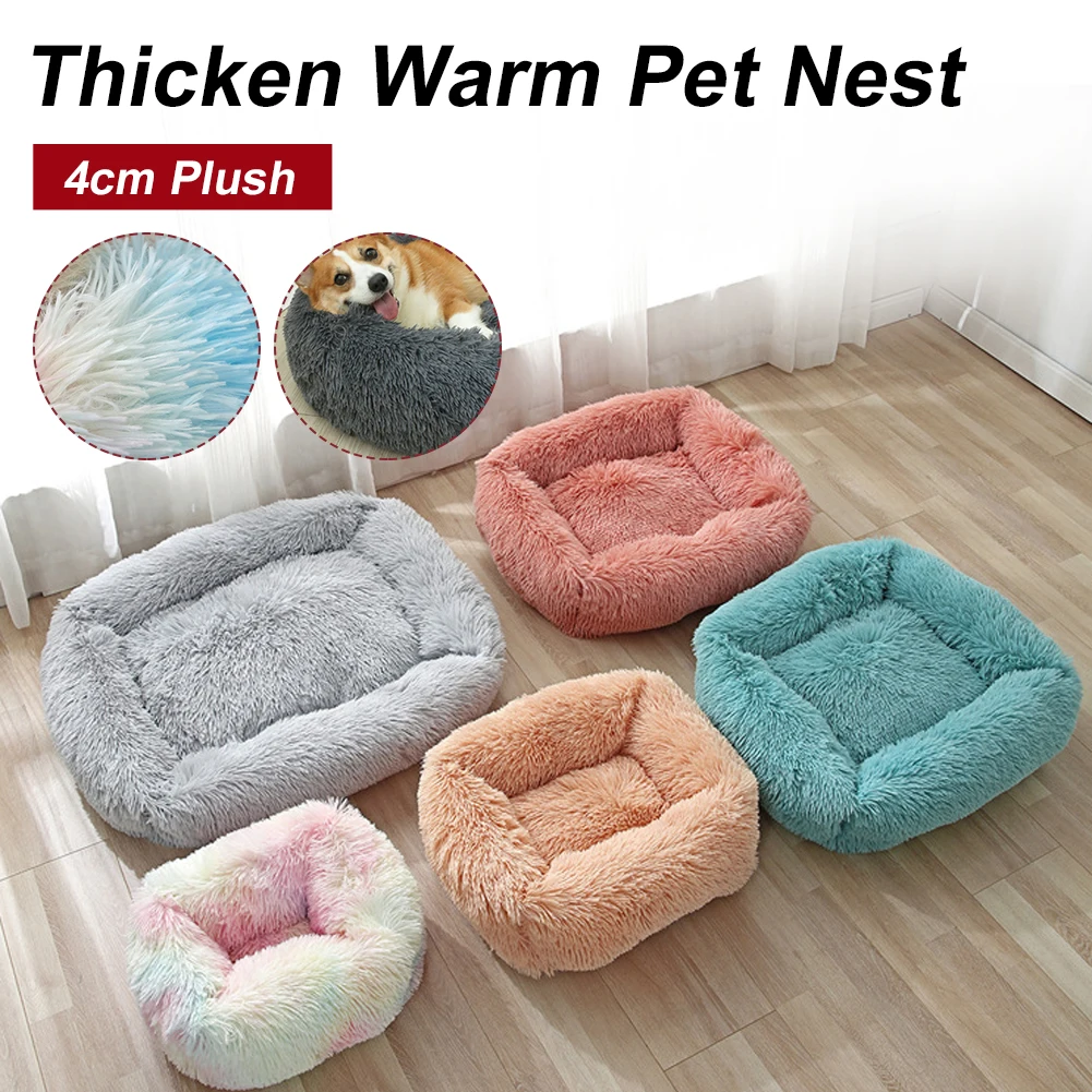 Pet Square Nest Warm Comfortable Breathable Plush Dog Cushion Cat Bed Dogs Sofa with Non Slip Base Design Home Pets Supplies
Pet Square Nest Warm Comfortable Breathable Plush Dog Cushion Cat Bed Dogs Sofa with Non Slip Base Design Home Pets Supplies