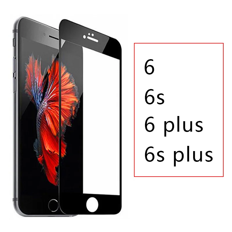 Чехол для Iphone 6 S s Plus 6plus 6splus S6 с полным покрытием закаленное стекло Apple Iphone6 I Phone Iphon