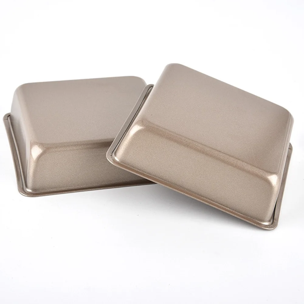 2PCS 4 Inch CakeMoulds NonStick DIY Square Baking Pan DIY Easy Release Toast Plate Toast Bread Mold Kitchenn Accessories
2PCS 4 Inch CakeMoulds NonStick DIY Square Baking Pan DIY Easy Release Toast Plate Toast Bread Mold Kitchenn Accessories