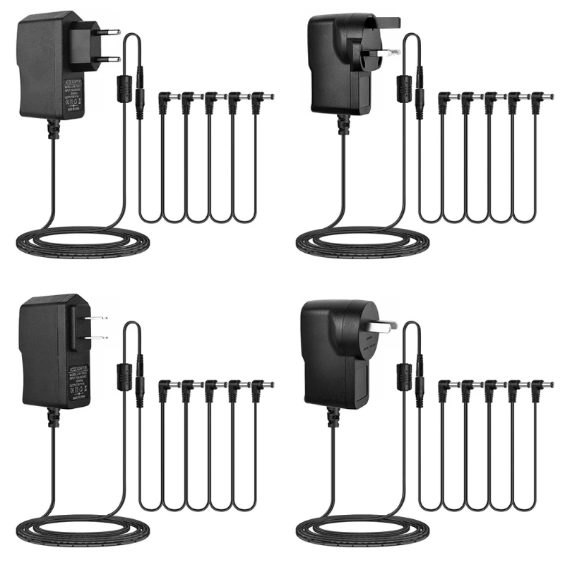9V AC/DC Power Adapter for Zoom Guitar Multi Effects Pedal Keyboard-850mA Power Supply with 5 Way Daisy
9V AC/DC Power Adapter for Zoom Guitar Multi Effects Pedal Keyboard-850mA Power Supply with 5 Way Daisy