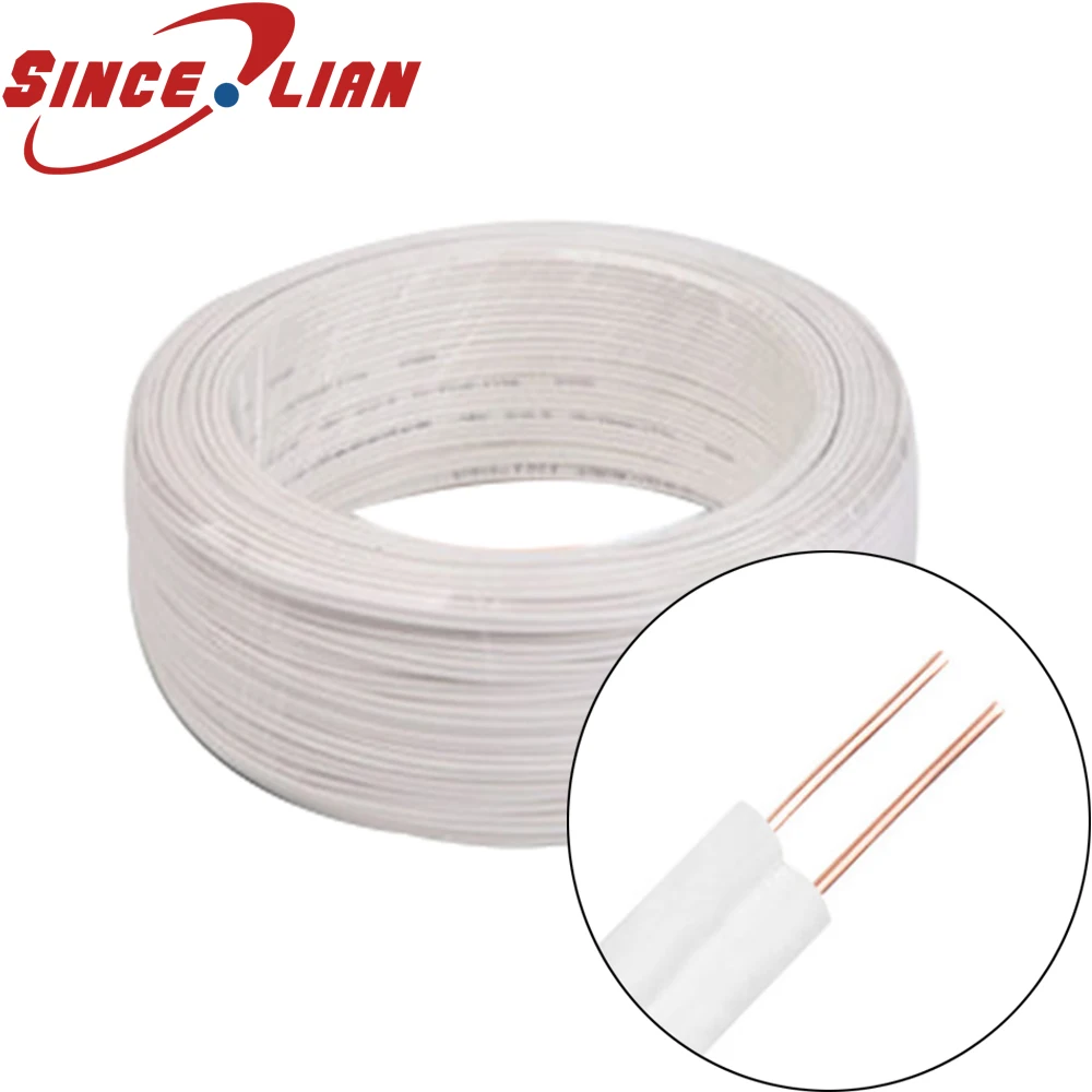 Two Core Telphone Wire 2 core 0.5 Square Pure Copper Telephone Wire 100 m Landline Cable 2 Pin Single Strand Hard Cable
Two Core Telphone Wire 2 core 0.5 Square Pure Copper Telephone Wire 100 m Landline Cable 2 Pin Single Strand Hard Cable
