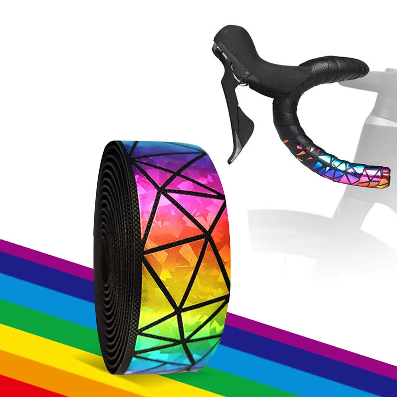 Road Bike Handlebar Tape 2PCS Bicycle Handle Non-slip Belt EVA PU Dazzle Colorful Tape Bike Accessories Handle Belt
Road Bike Handlebar Tape 2PCS Bicycle Handle Non-slip Belt EVA PU Dazzle Colorful Tape Bike Accessories Handle Belt