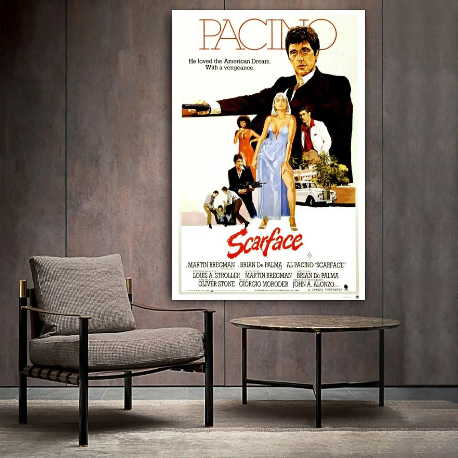 Scarface The World Is Your современный плакат художественные картины на холсте для