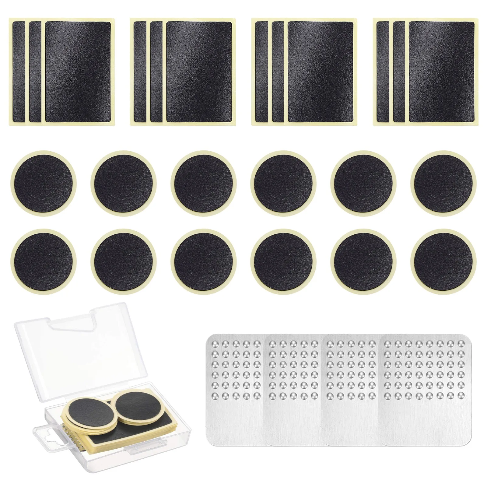 28pcs Cycling Bike Tire Inner Tube Puncture Patch Repairing Bike Tire Glue-free Patch bicycle Tire Tyre Inner Tube Repair Tool
28pcs Cycling Bike Tire Inner Tube Puncture Patch Repairing Bike Tire Glue-free Patch bicycle Tire Tyre Inner Tube Repair Tool