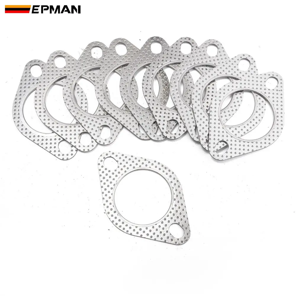 EPMAN 2" Inch (51mm) 2-Bolt Exhaust Gasket Catback Exhaust Header Down Pipe Manifold Collector Flange Gasket EPCGQ151S
EPMAN 2" Inch (51mm) 2-Bolt Exhaust Gasket Catback Exhaust Header Down Pipe Manifold Collector Flange Gasket EPCGQ151S