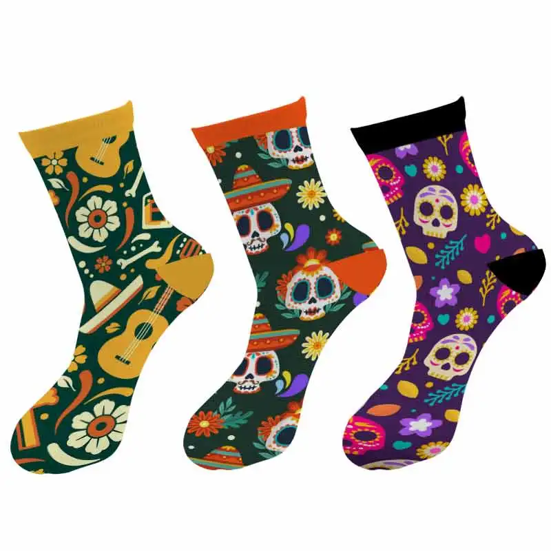 Fashion 3D Skulls Punk Socks For Unisex Compression Stockings Skull Pattern Halloween Socks Skeleton Streetwear Socks
Fashion 3D Skulls Punk Socks For Unisex Compression Stockings Skull Pattern Halloween Socks Skeleton Streetwear Socks