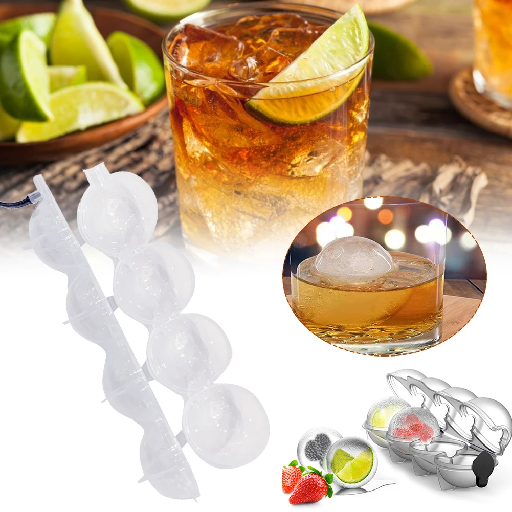 DIY Round Ice Ball Mold Ice Grid Round Ice Ball Ice Grid 4 Cavity Ice Cube Maker Form For Ice Flexible Silicone Whiskey Cocktail
DIY Round Ice Ball Mold Ice Grid Round Ice Ball Ice Grid 4 Cavity Ice Cube Maker Form For Ice Flexible Silicone Whiskey Cocktail