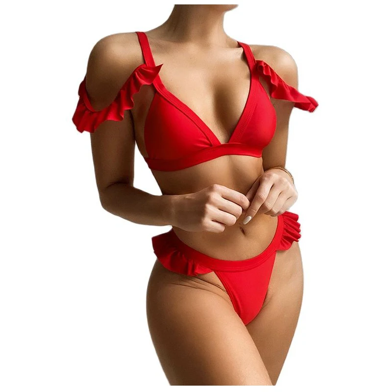 Женский купальник-бикини Swimsuis, женский купальный костюм из 2 предметов, красное сексуальное бикини, комплект из двух предметов, женская модн...
Женский купальник-бикини Swimsuis, женский купальный костюм из 2 предметов, красное сексуальное бикини, комплект из двух предметов, женская модн...