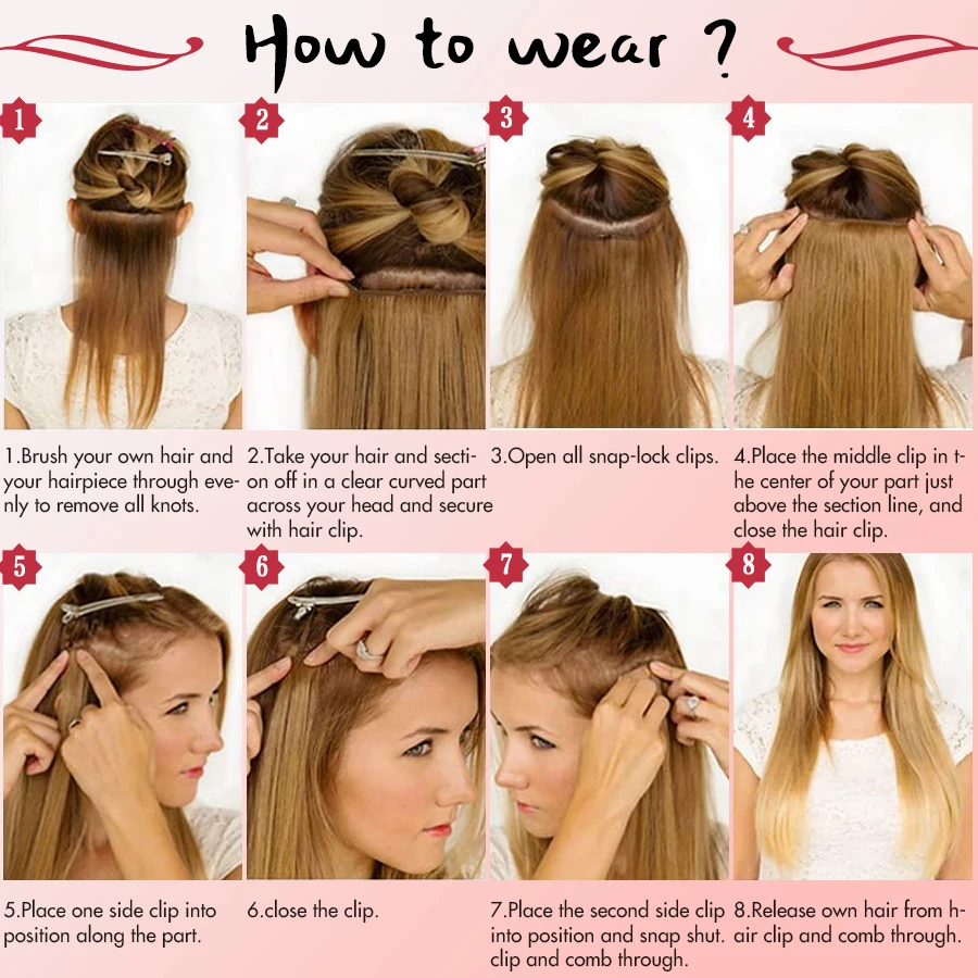 Neitsi Natural Lace Clip In Human Hair Extensions With 16 Clips Machine Remy Clip-on Real Brazilian Hair 16"-24" 7pcs Full Head
Neitsi Natural Lace Clip In Human Hair Extensions With 16 Clips Machine Remy Clip-on Real Brazilian Hair 16"-24" 7pcs Full Head