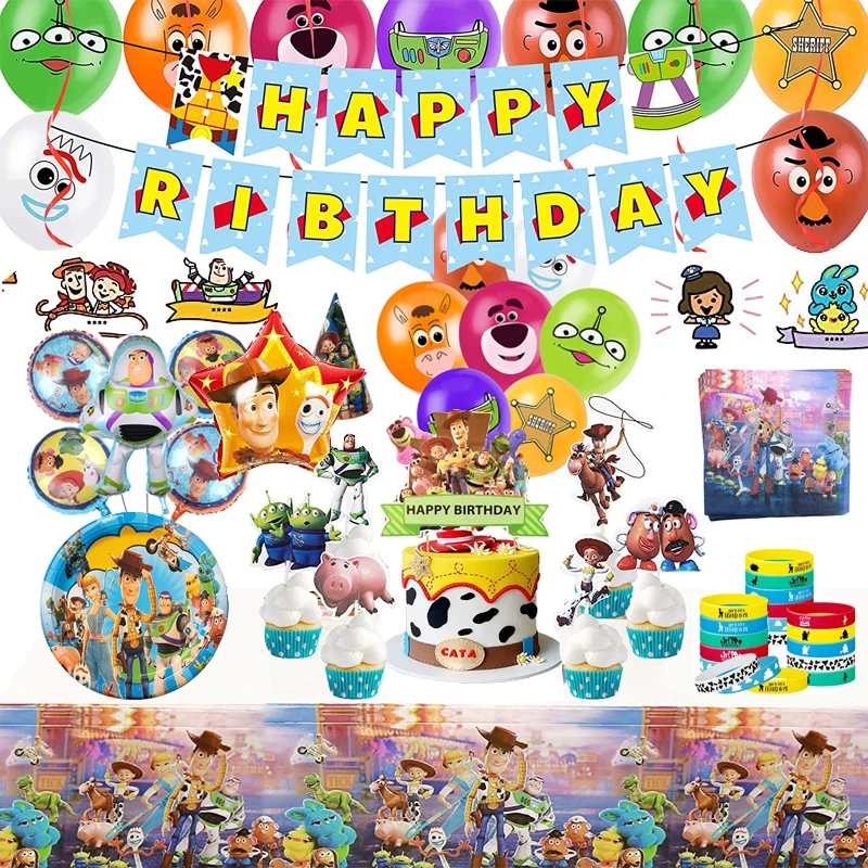 Toy Story Birthday Party Supplies Set Balloons Birthday Decorations Party Favors Banner Plates Foil Balloon For Kids Party
Toy Story Birthday Party Supplies Set Balloons Birthday Decorations Party Favors Banner Plates Foil Balloon For Kids Party