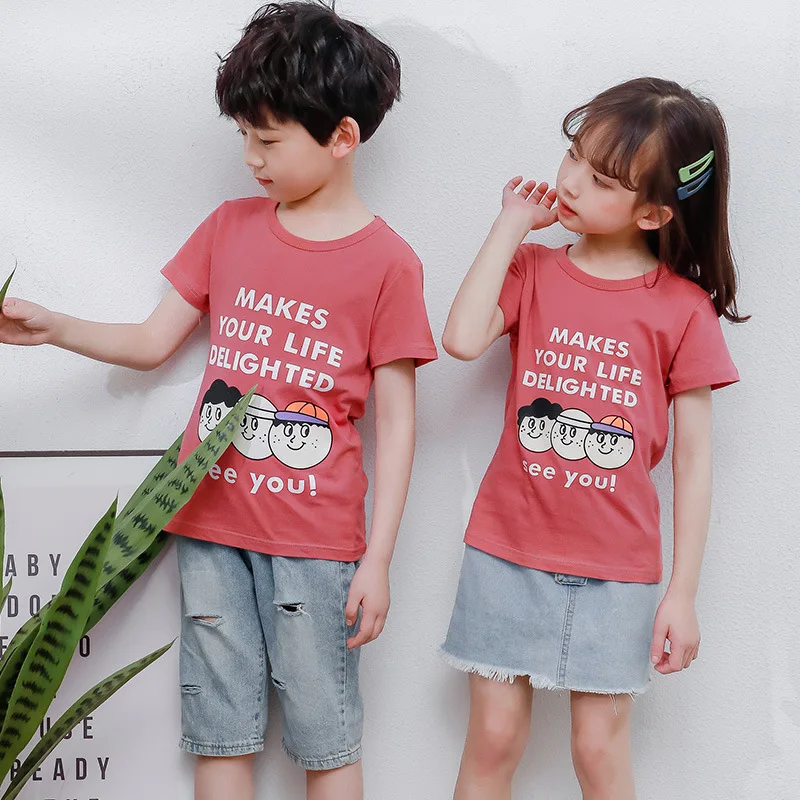 Children Clothing Baby Boy Summer Casual Short Sleeve Shirts Girl Kids Cotton Cartoon Print T shirts Tops
Children Clothing Baby Boy Summer Casual Short Sleeve Shirts Girl Kids Cotton Cartoon Print T shirts Tops