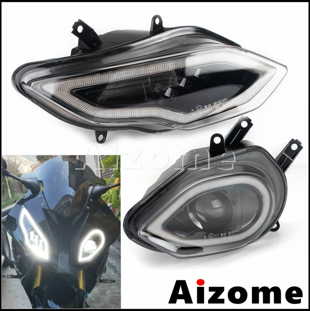 2015 2016 2017 2018 For BMW S1000RR LED Headlight E4 Mark 10-14V DRL Headlamp High Low Beam Front Head Lamp Lights Assembly
2015 2016 2017 2018 For BMW S1000RR LED Headlight E4 Mark 10-14V DRL Headlamp High Low Beam Front Head Lamp Lights Assembly