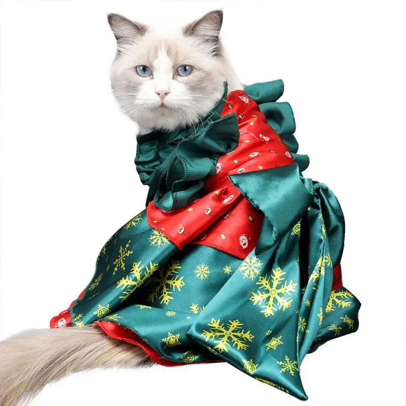 2021 Cat Christmas Holiday Costume Dress Up Dress for Kitten Small Medium Pet Dog Outfits Cosplay Decoration Xmas Party Suits
2021 Cat Christmas Holiday Costume Dress Up Dress for Kitten Small Medium Pet Dog Outfits Cosplay Decoration Xmas Party Suits