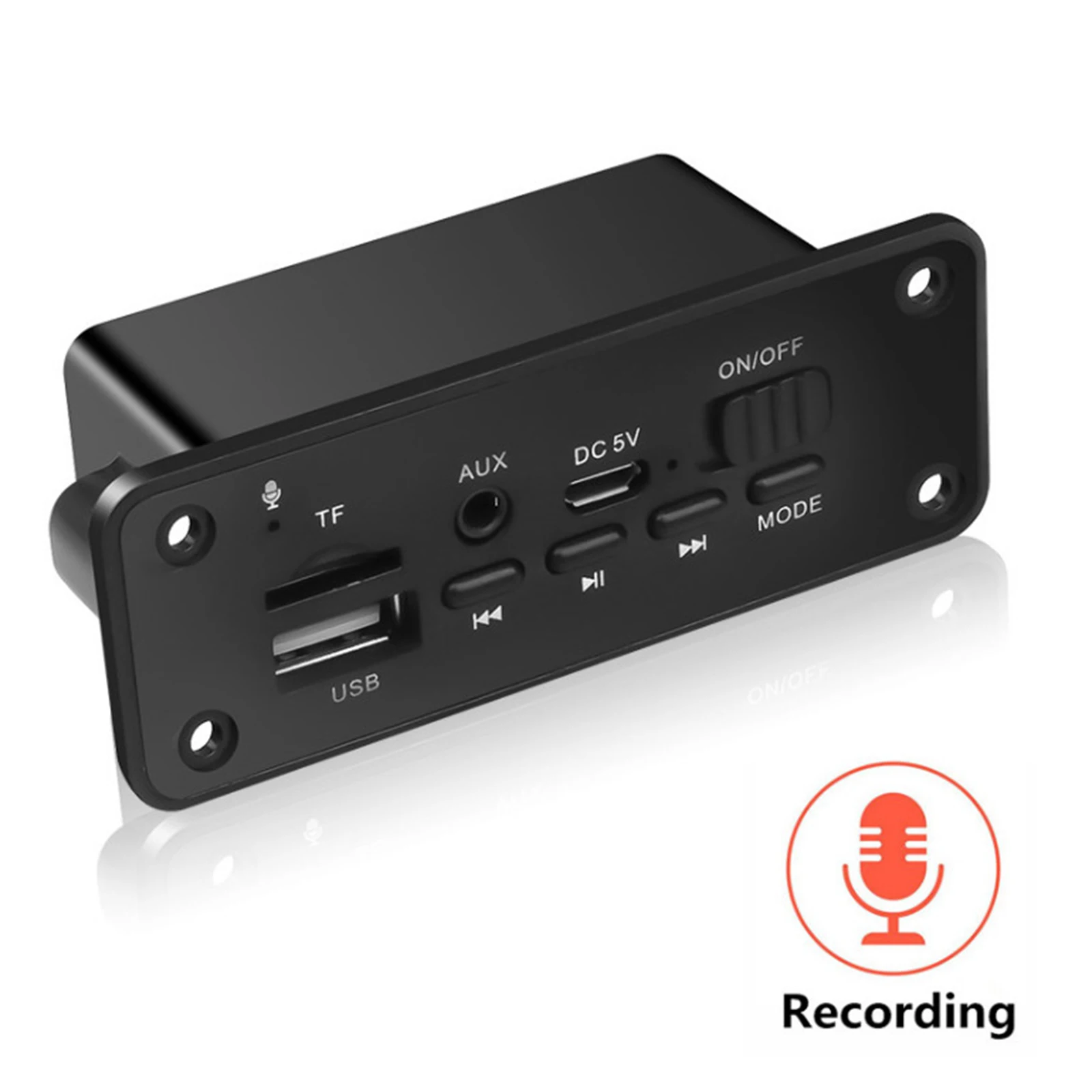 USB MP3 декодер плата Bluetooth модуль AUX FM радио с усилителем мощности поддержка MP3 USB TF карта функция
USB MP3 декодер плата Bluetooth модуль AUX FM радио с усилителем мощности поддержка MP3 USB TF карта функция