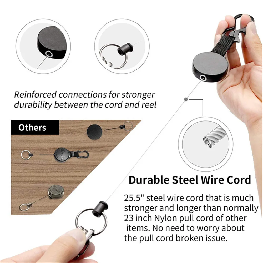 Retractable Badge Clip Badge Reel Metal Abs Plastic Id Lanyard Name Tag Card Badge Holder Key Ring Chain Clips Bottle Opener
Retractable Badge Clip Badge Reel Metal Abs Plastic Id Lanyard Name Tag Card Badge Holder Key Ring Chain Clips Bottle Opener