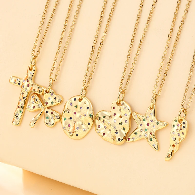 Женское винтажное ожерелье из нержавеющей стали, подвеска с крестом, цветком, звездой, сердцем, крылом, очаровательное женское ожерелье с цв...
Женское винтажное ожерелье из нержавеющей стали, подвеска с крестом, цветком, звездой, сердцем, крылом, очаровательное женское ожерелье с цв...