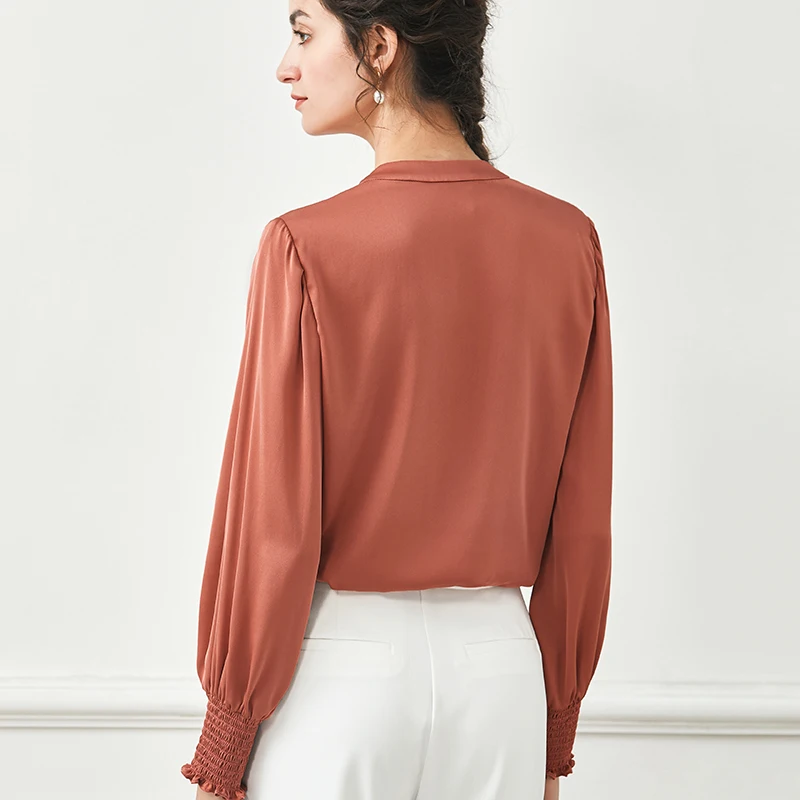 100% Heavy Silk Women's Dresses V Neck Long Sleeves Ruffles Elegant Fashion Designer Blouse Tops
100% Heavy Silk Women's Dresses V Neck Long Sleeves Ruffles Elegant Fashion Designer Blouse Tops