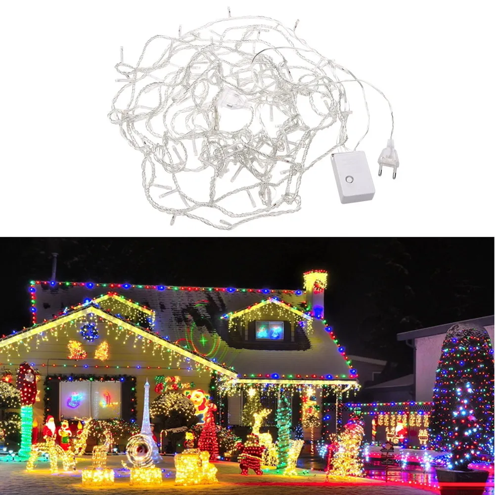 8 Modes 100 LED Light String for Christmas Tree Fairy Light Party Decor for Wedding Home Garland Decor for Wall Window Ceiling
8 Modes 100 LED Light String for Christmas Tree Fairy Light Party Decor for Wedding Home Garland Decor for Wall Window Ceiling