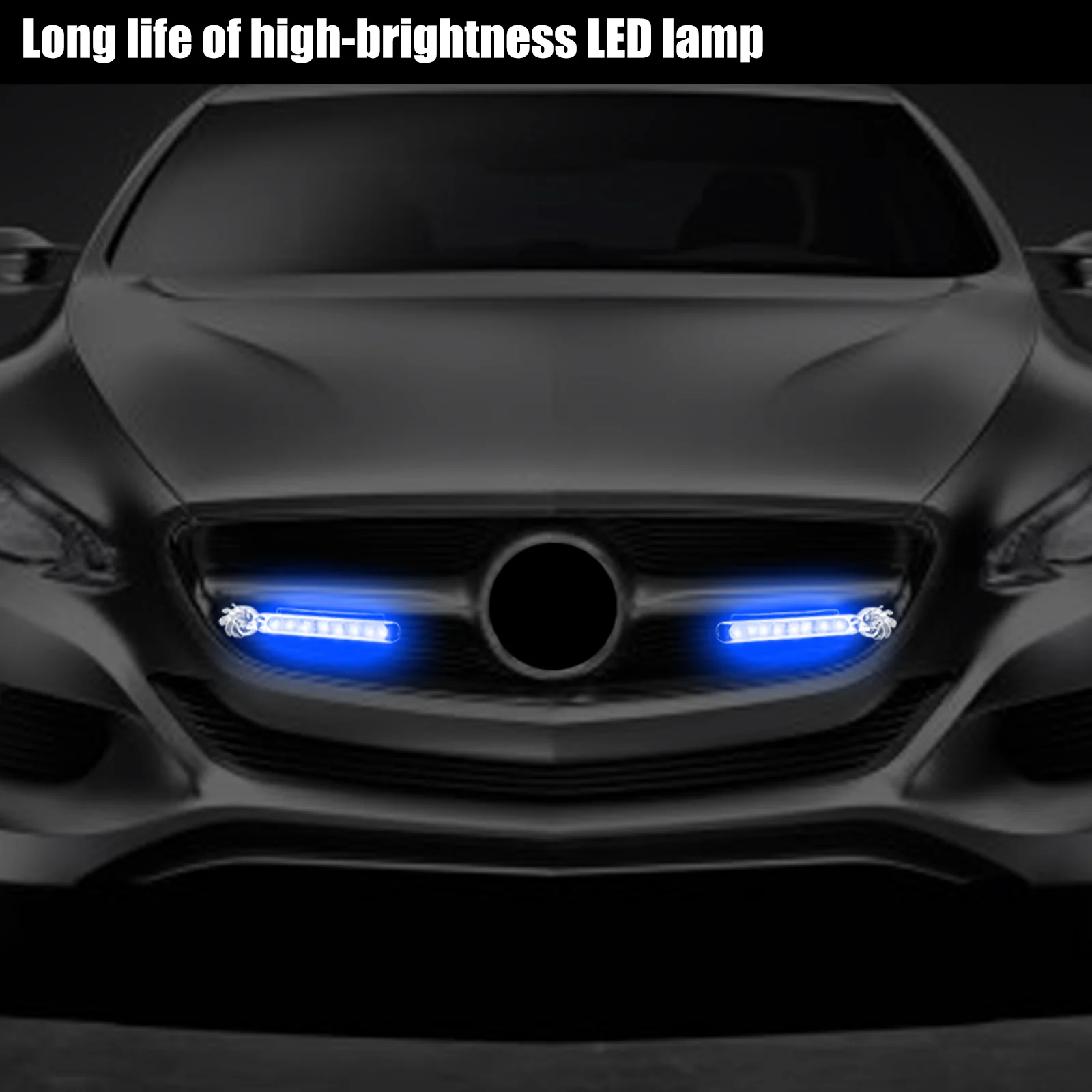 2pcs 8 LED DRL Car Exterior Wind Energy Daytime Running Light Headlight Fog Lamp Strip No Need External Power Supply Waterproof
2pcs 8 LED DRL Car Exterior Wind Energy Daytime Running Light Headlight Fog Lamp Strip No Need External Power Supply Waterproof