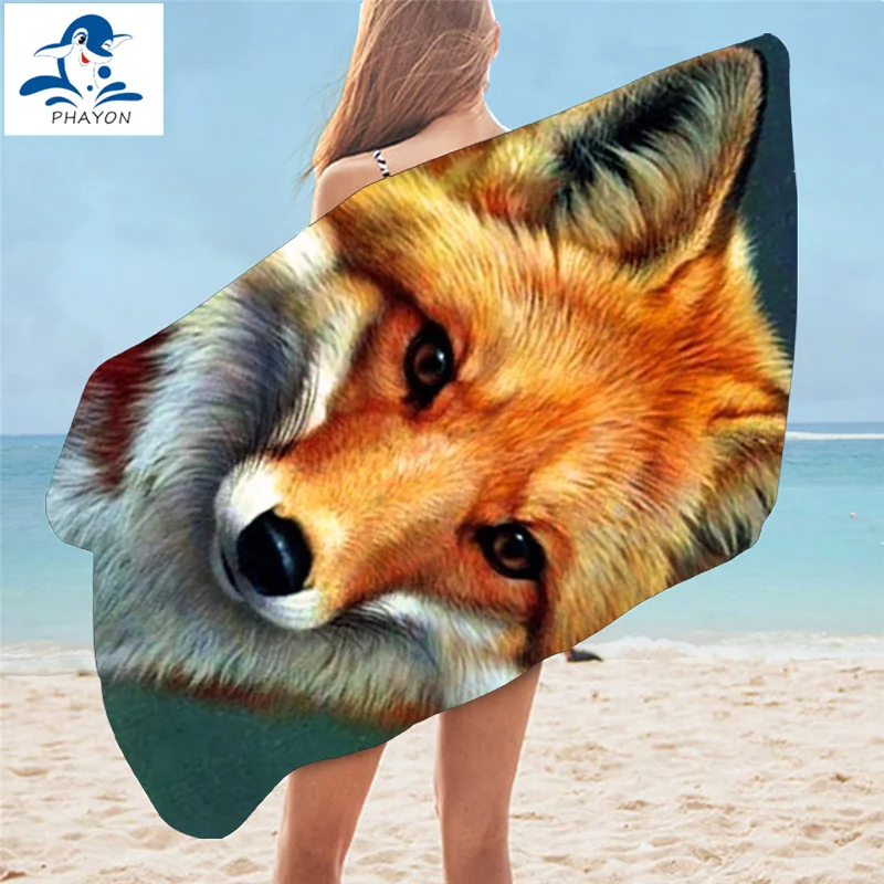 Полотенце для ванной PHAYON Fox из микрофибры для взрослых, Большое пляжное полотенце с животными, мягкое полотенце для душа 75x150 см, спортивное о...
Полотенце для ванной PHAYON Fox из микрофибры для взрослых, Большое пляжное полотенце с животными, мягкое полотенце для душа 75x150 см, спортивное о...