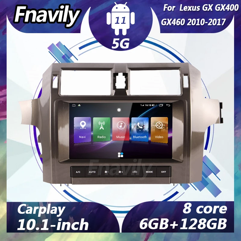 Fnavily 10.1'' Android 11 car dvd player For Lexus GX GX400 GX460 radio car video GPS stereos DSP Navigation MP3 2010- 2017
Fnavily 10.1'' Android 11 car dvd player For Lexus GX GX400 GX460 radio car video GPS stereos DSP Navigation MP3 2010- 2017