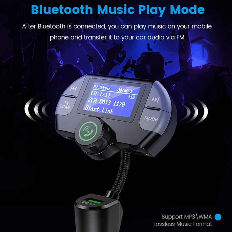Dab Bluetooth fm передатчик беспроводной радиоадаптер автомобильный комплект громкой