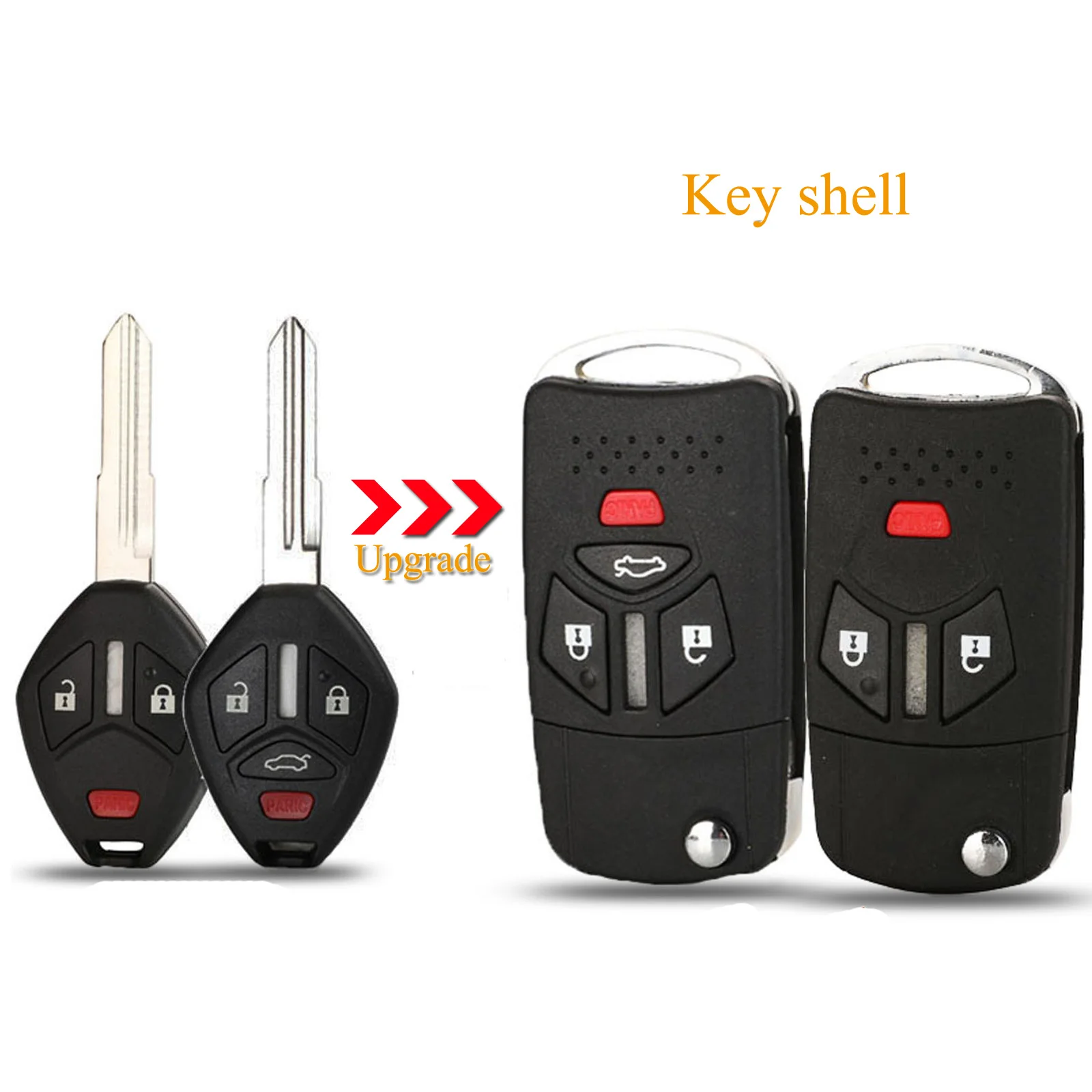jingyuqin 3/4 Buttons Modified Remote Flip Folding Case Key Shell Fob For Mitsubishi Galant Eclipse Lancer
jingyuqin 3/4 Buttons Modified Remote Flip Folding Case Key Shell Fob For Mitsubishi Galant Eclipse Lancer