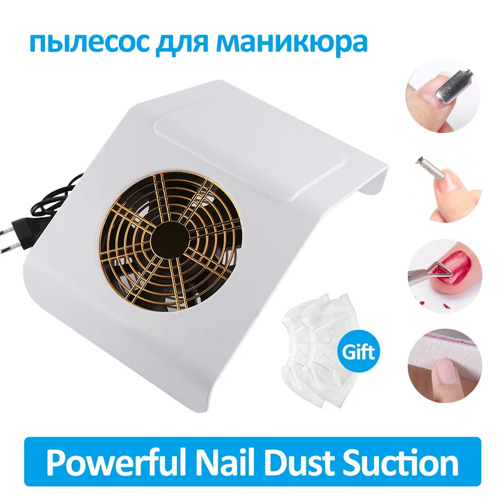 40W White Nail Dust Collector Fan Vacuum Cleaner Manicure Machine Strong Suction Nail Art Salon Tool With 2 Dust Collecting Bags
40W White Nail Dust Collector Fan Vacuum Cleaner Manicure Machine Strong Suction Nail Art Salon Tool With 2 Dust Collecting Bags