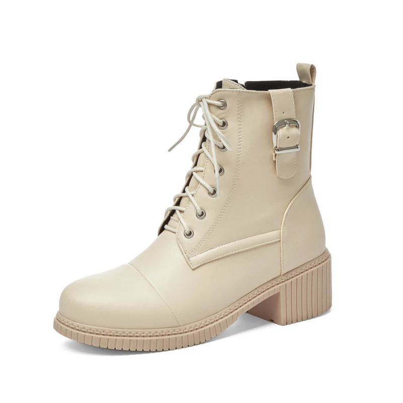 New 2021 Women's Winter Boots Ankle Cross Tied Belt Buckle Round Toe Martin Boots Solid Concise Short Plush Fashion Shoes
New 2021 Women's Winter Boots Ankle Cross Tied Belt Buckle Round Toe Martin Boots Solid Concise Short Plush Fashion Shoes