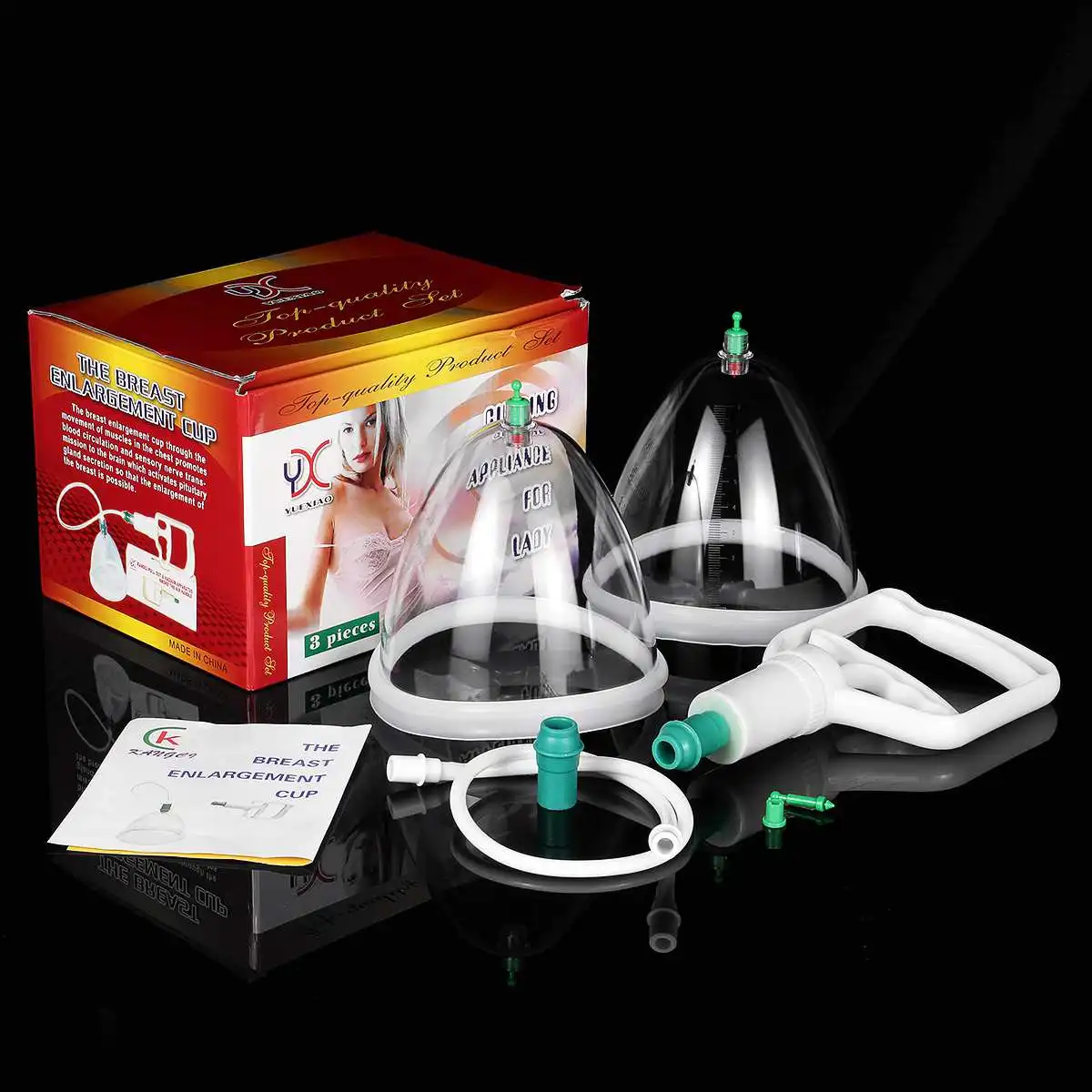 Breast Buttocks Enhancement Pump Boobs Massage Cupping Tool Set Boob Vacuum Cups Breast Enlargement Vacuum Pump Suction Machine
Breast Buttocks Enhancement Pump Boobs Massage Cupping Tool Set Boob Vacuum Cups Breast Enlargement Vacuum Pump Suction Machine