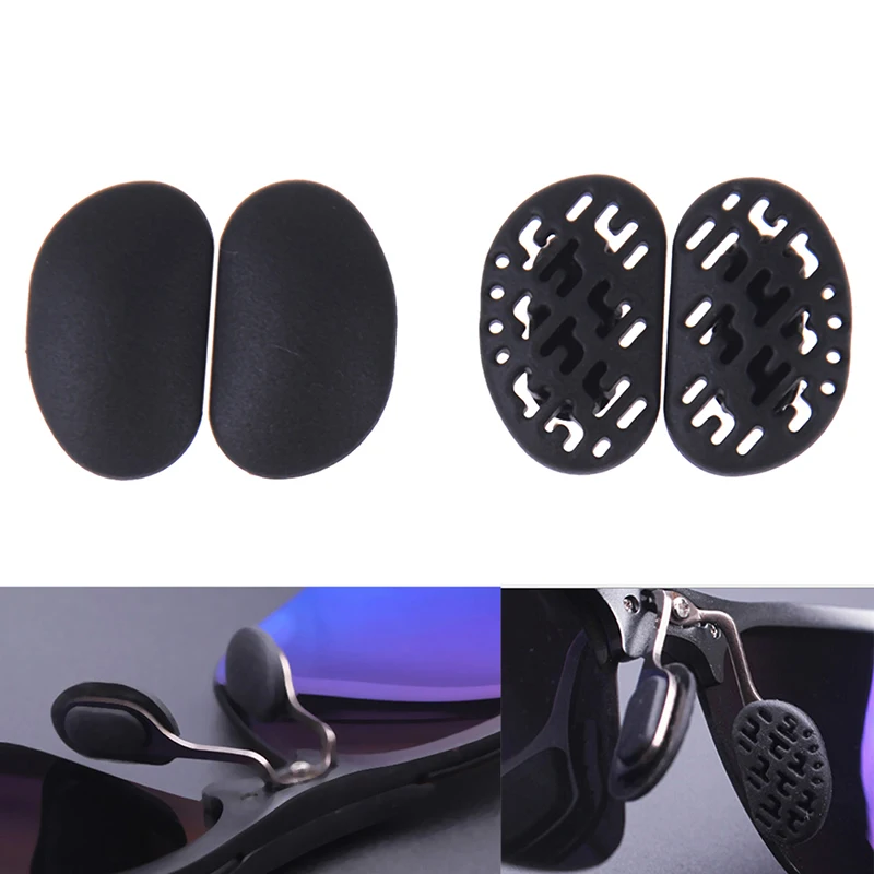 Anti-Slip 2 Styles 4pcs/lot Black Silicone Sunglasses Soft Nose Pads Hollow Out Airbag Bayonet Breathable Comfortable Glasses
Anti-Slip 2 Styles 4pcs/lot Black Silicone Sunglasses Soft Nose Pads Hollow Out Airbag Bayonet Breathable Comfortable Glasses